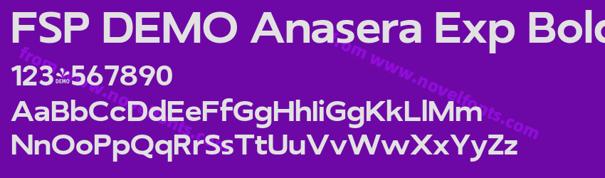 FSP DEMO Anasera Exp BoldPreview FSP DEMO Anasera Exp BoldPreview