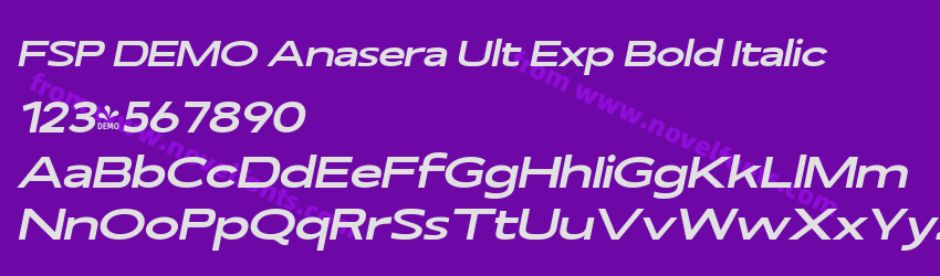 FSP DEMO Anasera Ult Exp Bold ItalicPreview FSP DEMO Anasera Ult Exp Bold ItalicPreview
