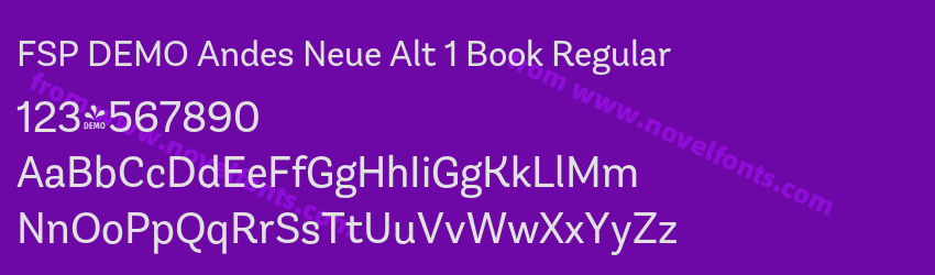FSP DEMO Andes Neue Alt 1 Book RegularPreview FSP DEMO Andes Neue Alt 1 Book RegularPreview
