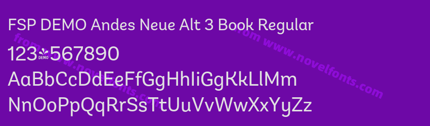 FSP DEMO Andes Neue Alt 3 Book RegularPreview FSP DEMO Andes Neue Alt 3 Book RegularPreview