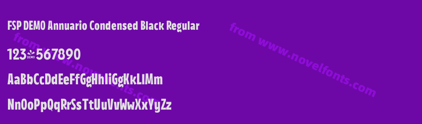 FSP DEMO Annuario Condensed Black RegularPreview