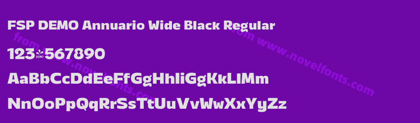 FSP DEMO Annuario Wide Black RegularPreview FSP DEMO Annuario Wide Black RegularPreview