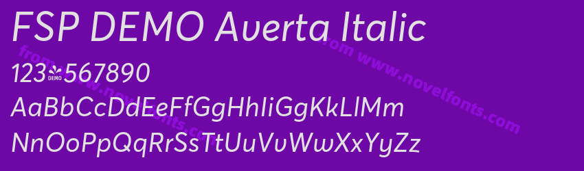 FSP DEMO Averta ItalicPreview FSP DEMO Averta ItalicPreview