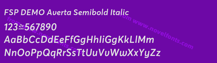FSP DEMO Averta Semibold ItalicPreview FSP DEMO Averta Semibold ItalicPreview