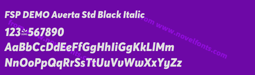 FSP DEMO Averta Std Black ItalicPreview FSP DEMO Averta Std Black ItalicPreview