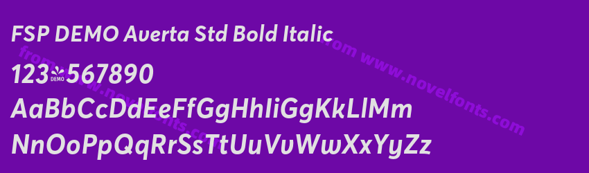 FSP DEMO Averta Std Bold ItalicPreview FSP DEMO Averta Std Bold ItalicPreview