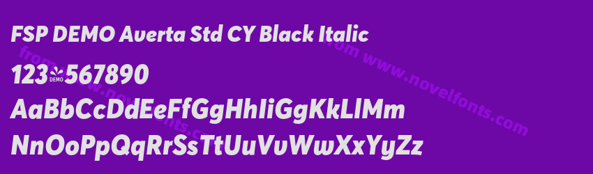 FSP DEMO Averta Std CY Black ItalicPreview FSP DEMO Averta Std CY Black ItalicPreview