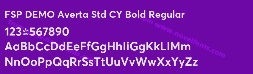 FSP DEMO Averta Std CY Bold RegularPreview FSP DEMO Averta Std CY Bold RegularPreview