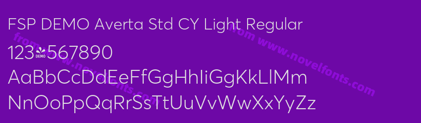 FSP DEMO Averta Std CY Light RegularPreview FSP DEMO Averta Std CY Light RegularPreview