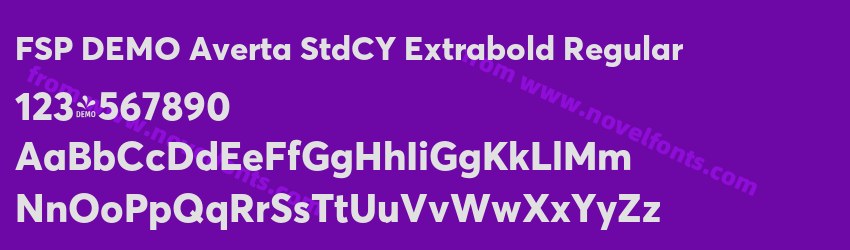 FSP DEMO Averta StdCY Extrabold RegularPreview FSP DEMO Averta StdCY Extrabold RegularPreview