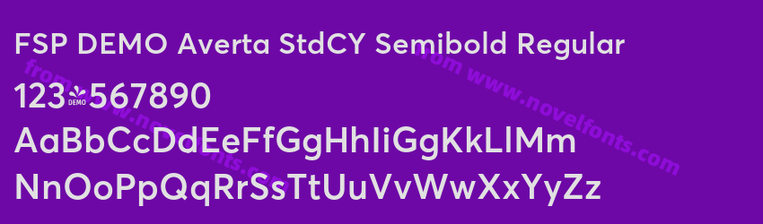 FSP DEMO Averta StdCY Semibold RegularPreview FSP DEMO Averta StdCY Semibold RegularPreview