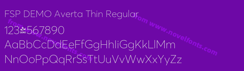 FSP DEMO Averta Thin RegularPreview FSP DEMO Averta Thin RegularPreview