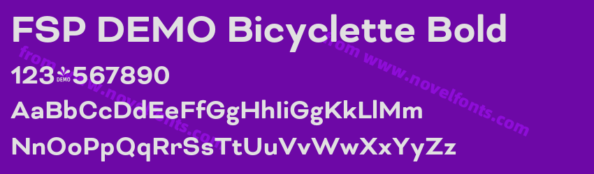 FSP DEMO Bicyclette BoldPreview FSP DEMO Bicyclette BoldPreview