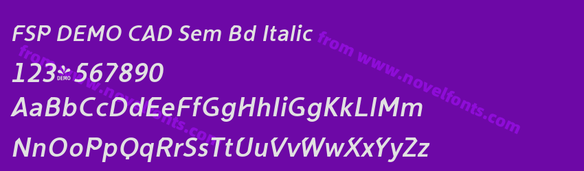 FSP DEMO CAD Sem Bd ItalicPreview FSP DEMO CAD Sem Bd ItalicPreview