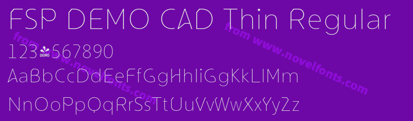 FSP DEMO CAD Thin RegularPreview FSP DEMO CAD Thin RegularPreview