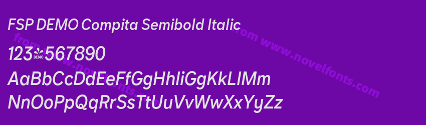 FSP DEMO Compita Semibold ItalicPreview