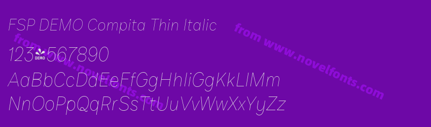 FSP DEMO Compita Thin ItalicPreview
