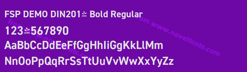 FSP DEMO DIN2014 Bold RegularPreview FSP DEMO DIN2014 Bold RegularPreview