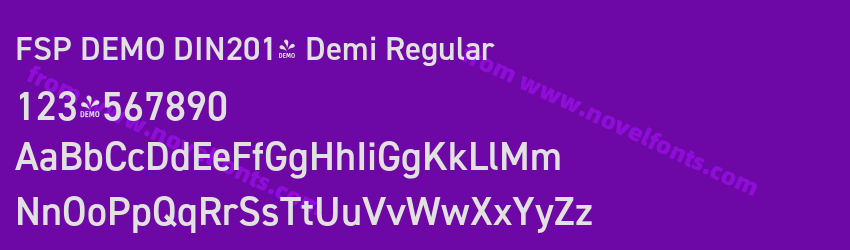 FSP DEMO DIN2014 Demi RegularPreview FSP DEMO DIN2014 Demi RegularPreview