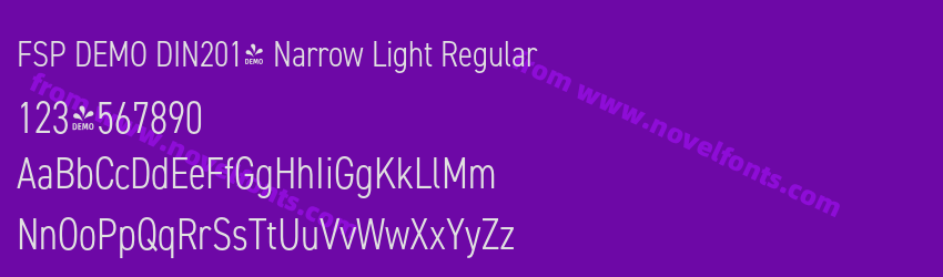 FSP DEMO DIN2014 Narrow Light RegularPreview