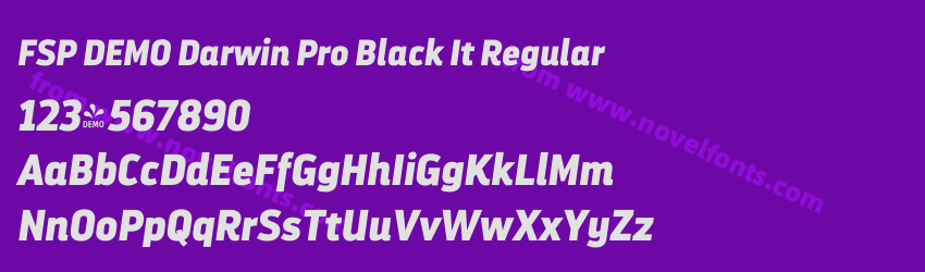 FSP DEMO Darwin Pro Black It RegularPreview FSP DEMO Darwin Pro Black It RegularPreview