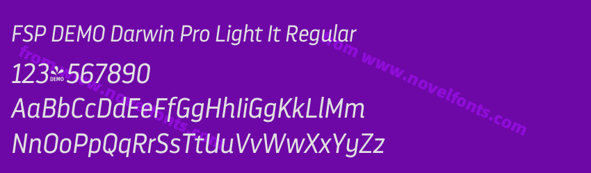 FSP DEMO Darwin Pro Light It RegularPreview