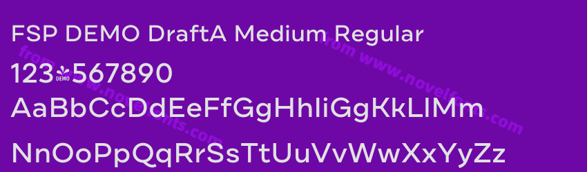 FSP DEMO DraftA Medium RegularPreview FSP DEMO DraftA Medium RegularPreview