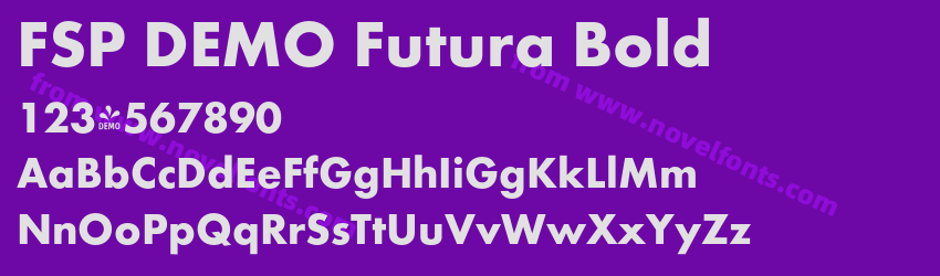FSP DEMO Futura BoldPreview FSP DEMO Futura BoldPreview