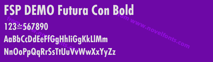 FSP DEMO Futura Con BoldPreview FSP DEMO Futura Con BoldPreview