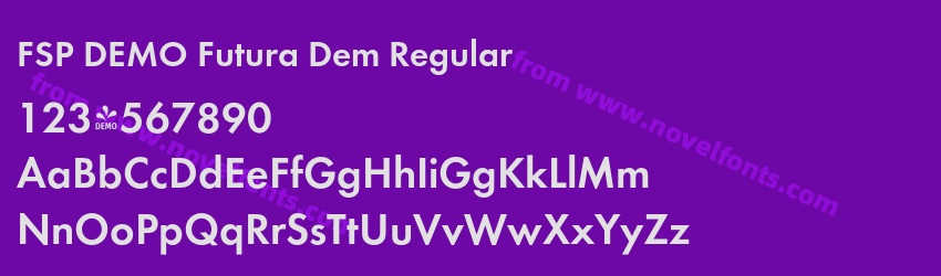 FSP DEMO Futura Dem RegularPreview FSP DEMO Futura Dem RegularPreview