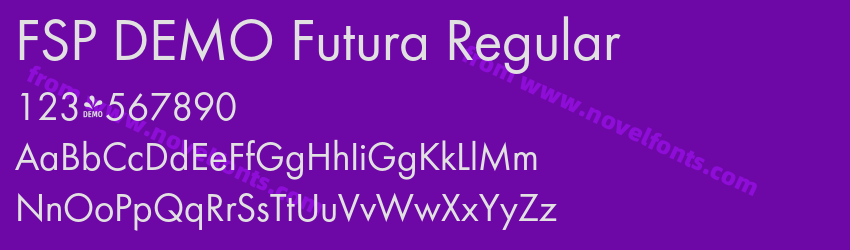 FSP DEMO Futura RegularPreview FSP DEMO Futura RegularPreview