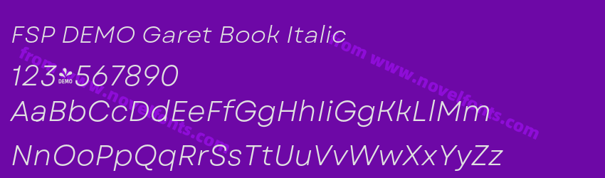 FSP DEMO Garet Book ItalicPreview