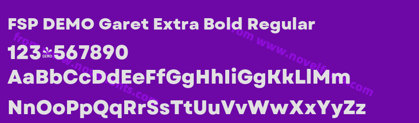 FSP DEMO Garet Extra Bold RegularPreview FSP DEMO Garet Extra Bold RegularPreview