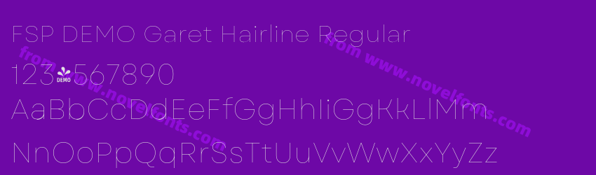 FSP DEMO Garet Hairline RegularPreview FSP DEMO Garet Hairline RegularPreview