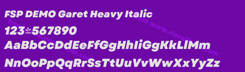 FSP DEMO Garet Heavy ItalicPreview FSP DEMO Garet Heavy ItalicPreview
