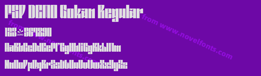 FSP DEMO Gokan RegularPreview FSP DEMO Gokan RegularPreview