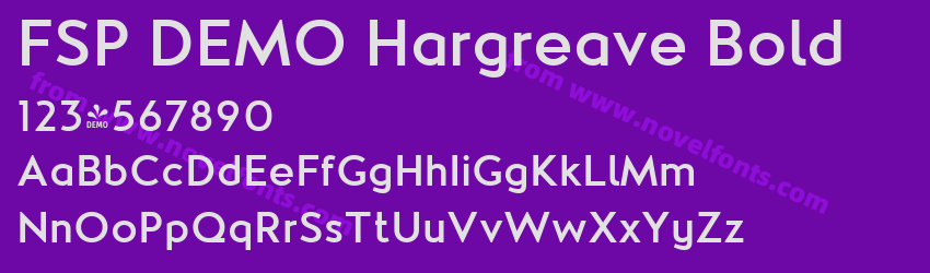 FSP DEMO Hargreave BoldPreview