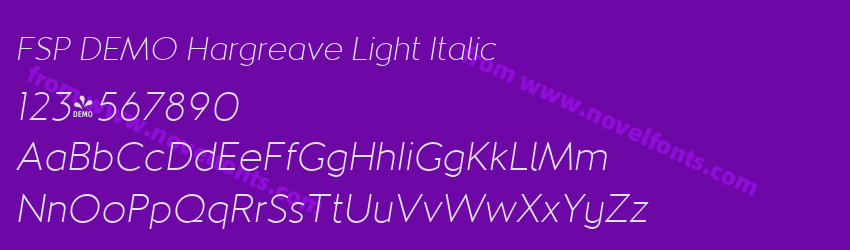 FSP DEMO Hargreave Light ItalicPreview FSP DEMO Hargreave Light ItalicPreview