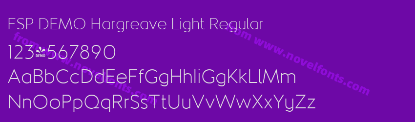 FSP DEMO Hargreave Light RegularPreview FSP DEMO Hargreave Light RegularPreview