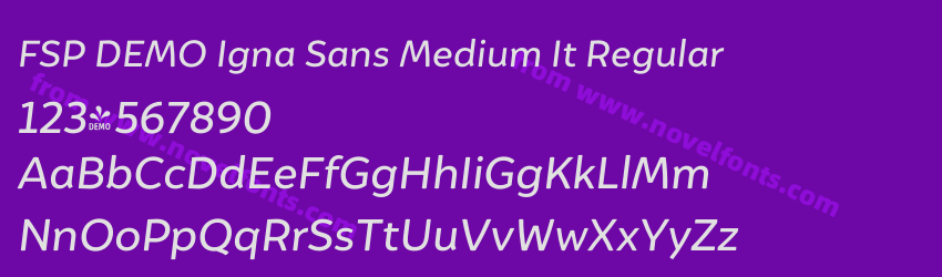 FSP DEMO Igna Sans Medium It RegularPreview FSP DEMO Igna Sans Medium It RegularPreview
