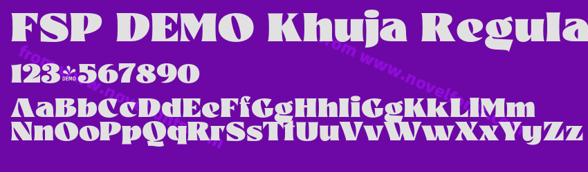 FSP DEMO Khuja RegularPreview FSP DEMO Khuja RegularPreview