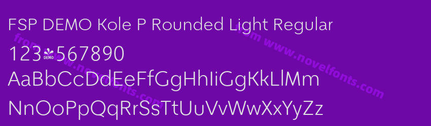 FSP DEMO Kole P Rounded Light RegularPreview FSP DEMO Kole P Rounded Light RegularPreview