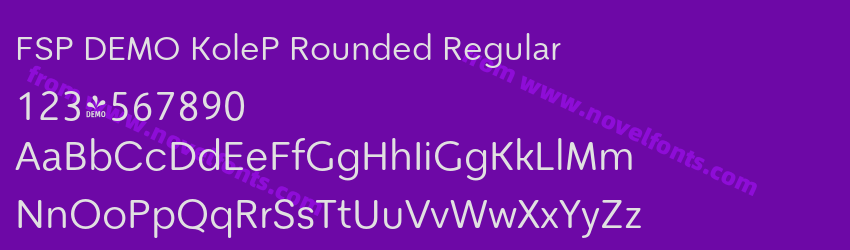 FSP DEMO KoleP Rounded RegularPreview FSP DEMO KoleP Rounded RegularPreview
