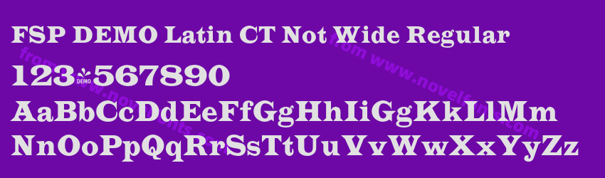 FSP DEMO Latin CT Not Wide RegularPreview