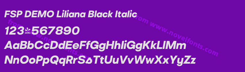 FSP DEMO Liliana Black ItalicPreview FSP DEMO Liliana Black ItalicPreview