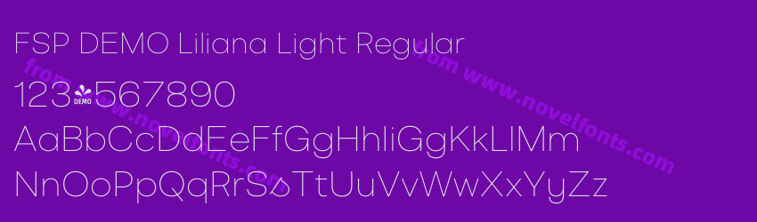 FSP DEMO Liliana Light RegularPreview FSP DEMO Liliana Light RegularPreview