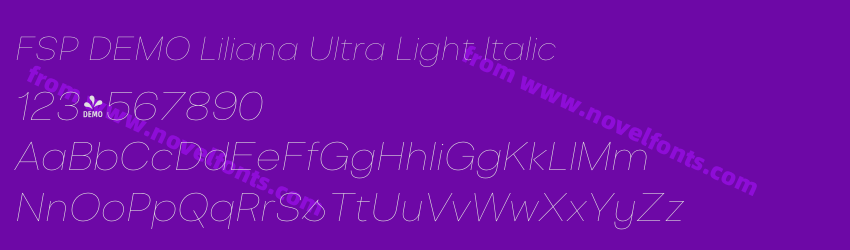 FSP DEMO Liliana Ultra Light ItalicPreview FSP DEMO Liliana Ultra Light ItalicPreview