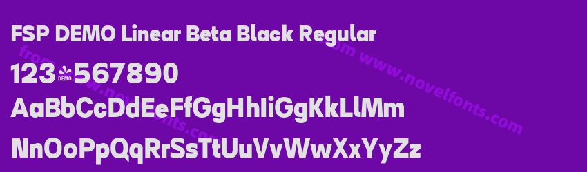 FSP DEMO Linear Beta Black RegularPreview FSP DEMO Linear Beta Black RegularPreview