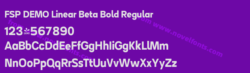 FSP DEMO Linear Beta Bold RegularPreview FSP DEMO Linear Beta Bold RegularPreview