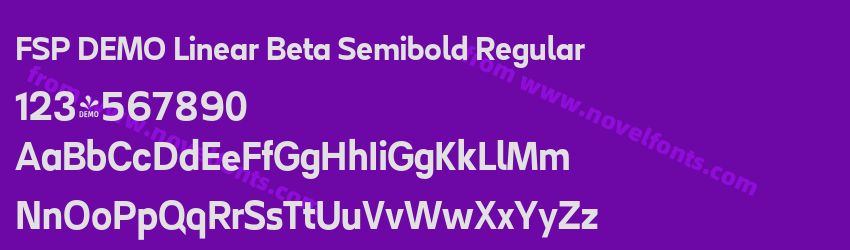FSP DEMO Linear Beta Semibold RegularPreview FSP DEMO Linear Beta Semibold RegularPreview
